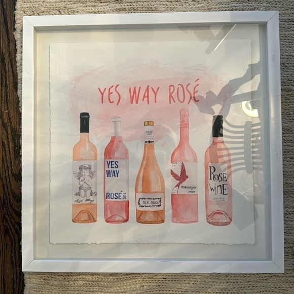 Yes way rose artwork/framed - Picture 1 of 4